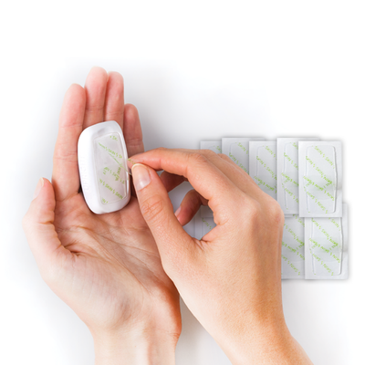 Replacement adhesives for Upright GO -  device on hand and adhesives