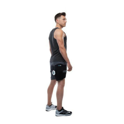 BodyICE Large Universal Set used on thigh by a Male