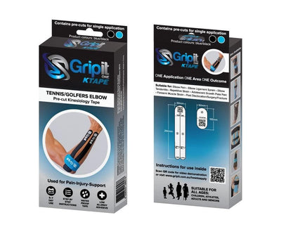 Gripit Elbow  - box front and back