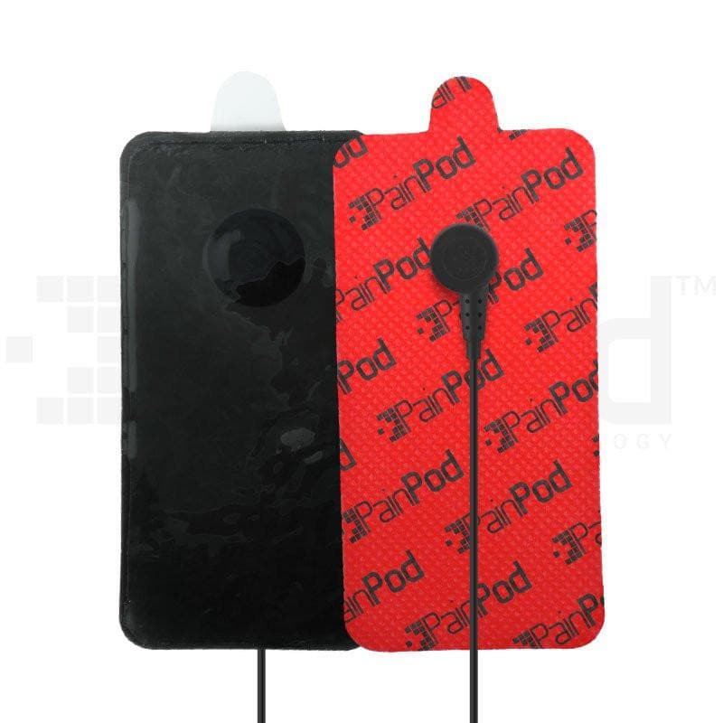 The PainPod™ econopad large face and back plugged to PainPod™ pad
